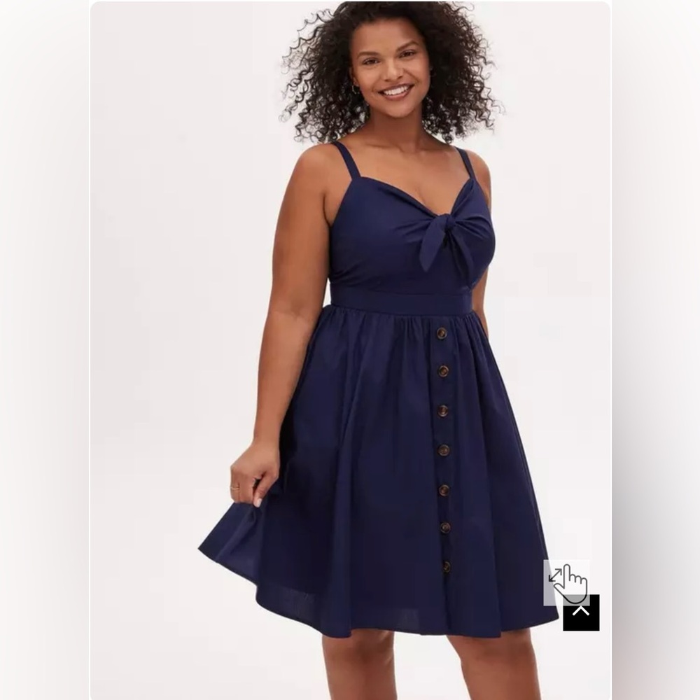 Torrid Navy Blue Knit Top